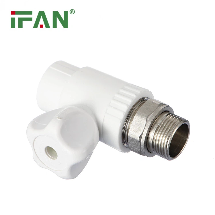 white radiator valves
