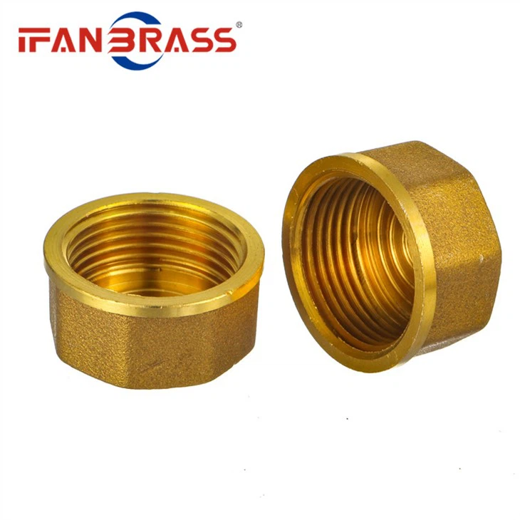 Женский латунный колпачок с нитью