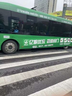 Автобус BRT с логотипом IFAN