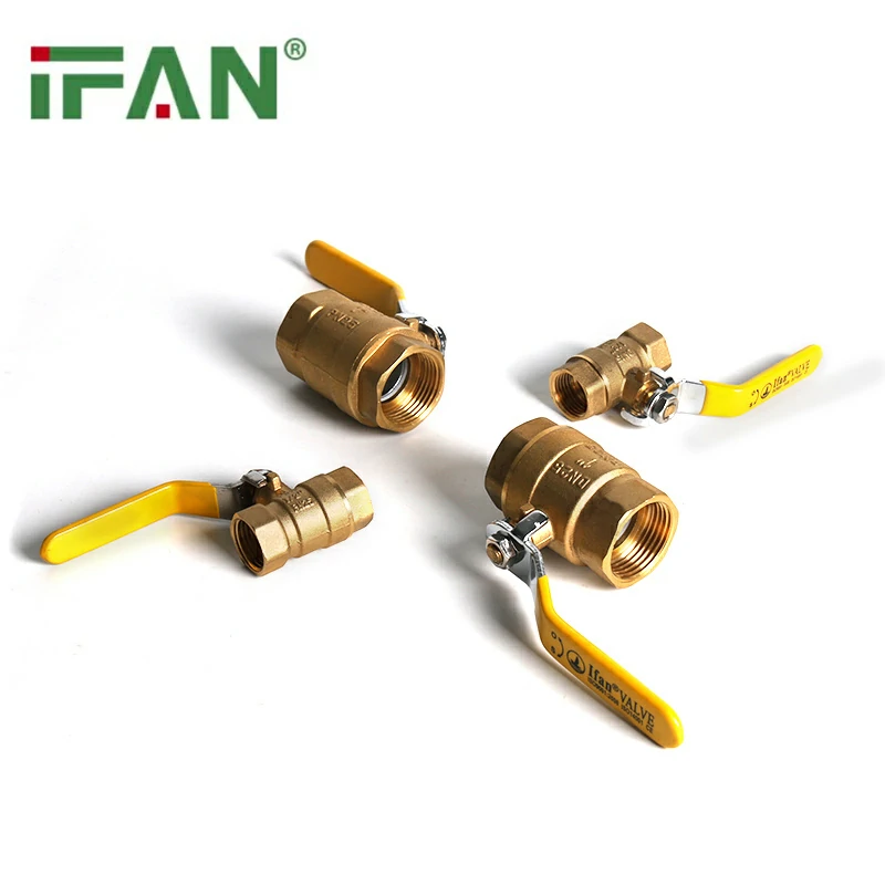 IFAN Yellow Brass Gas Valves