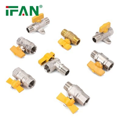 IFAN DIN 8074/8075 Brass Gas Valve